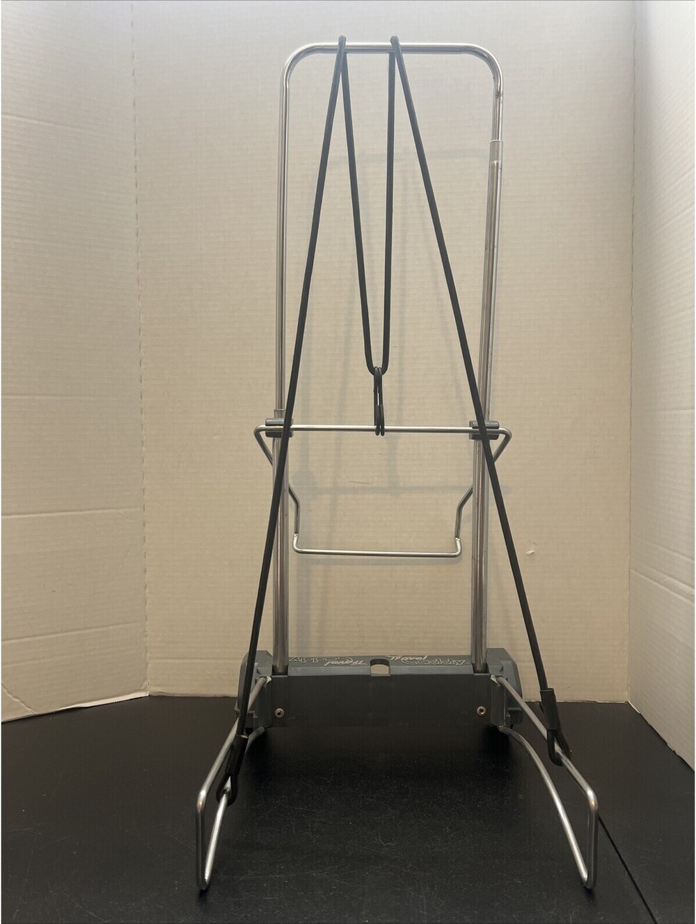 Vintage Travel Caddy Luggage Cart Metal Folding Rolling Dolley USA MADE